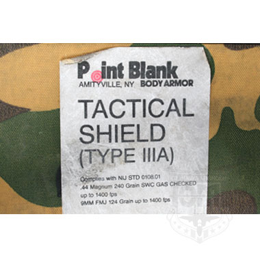 POINT BLANK TACTICAL SHIELD TYPE 3A NO.1 米軍放出品