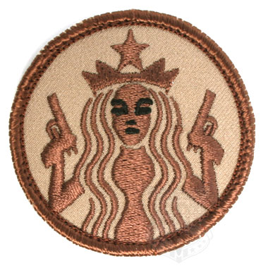 GUNS AND COFFEE MINI PATCH