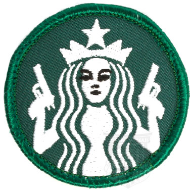 GUNS AND COFFEE MINI PATCH