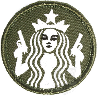 GUNS AND COFFEE MINI PATCH