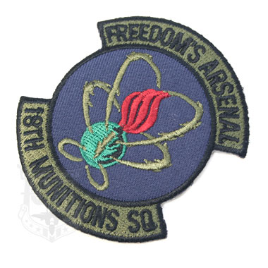 FREEDOMS ARSENAL 18TH MUNITIONS SQ PATCH 軍用実物