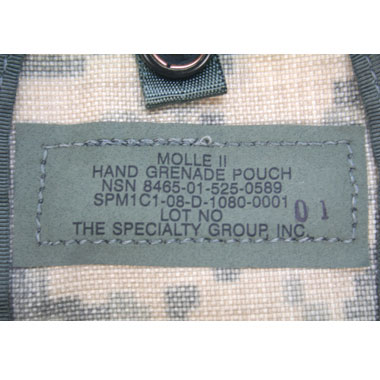 ARMY MOLLE II ACU ハンドグレネード ポーチ