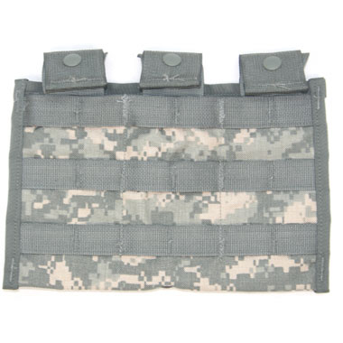 米軍払い下げ品 軍用実物

US TRIPLE MAG POUCH トリプルマガジンポーチ ACU

5.56mm 30連マガジンを3本収納できます。

前面にウェビングテープが配置されており、
高い拡張性も備えております。

機能性もよく着脱も非常にスムーズです。

【サイズ】
サイズ:約17.5×26cm
