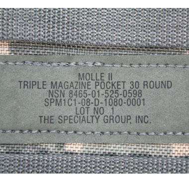 US TRIPLE MAG POUCH トリプルマガジンポーチ ACU 米軍放出品