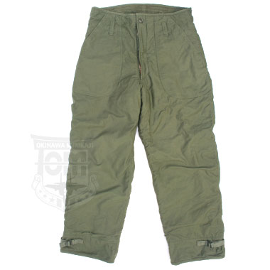 US NAVY TROUSERS COLD WEATHER PERMEABLE デッキパンツ 米軍払い下げ