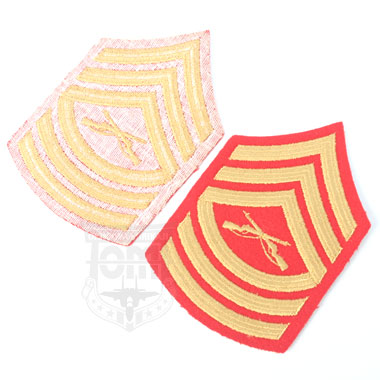 USMC MASTER SERGEANT 階級章 ペアセット レディース 米軍放出品