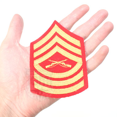 USMC MASTER SERGEANT 階級章 ペアセット レディース 米軍放出品