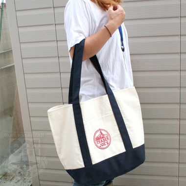 トレーダージョーズ TRADER JOES REUSABLE COTTON TOTE BAG