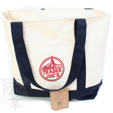 トレーダージョーズ TRADER JOES REUSABLE COTTON TOTE BAG