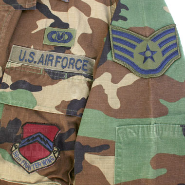 U.S.AIR FORCE BDU JAKET ワッペン付きBDUジャケットの商品詳細