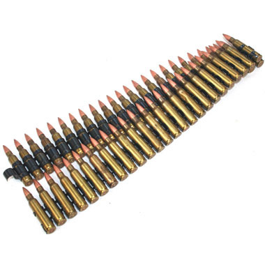 5.56mm 50連発／100連発 ベルトリンク 弾頭付 米軍放出品の商品詳細