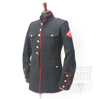 米軍 USMC 海兵隊 ドレスジャケット 黒 ４１S 美品 ミリタリー - 個人装備