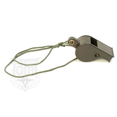 MILITARY WHISTLE ミリタリーホイッスル OD 米軍払い下げ品