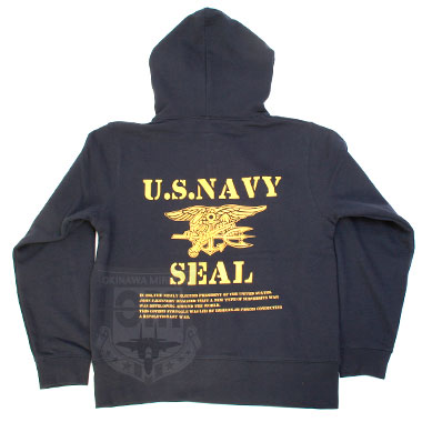 NAVY SEALS JFK ネイビーシールズ スウェット フルジップパーカー