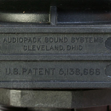 AUDIOPACK SOUND SYSTEMS US PATENT 米軍放出