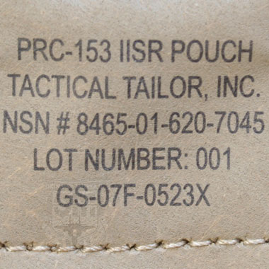 TACTICAL TAILOR PRC-153 IISR POUCH