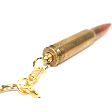 7.62mm 実弾 キーホルダー (使用済 安全品)