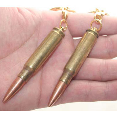 7.62mm 実弾 キーホルダー (使用済 安全品)