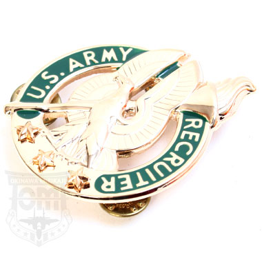 U.S.ARMY RECRUITER GOLD BADGE