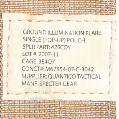 GROUND ILLUMINATION FLARE SINGLE POP-UP POUCH