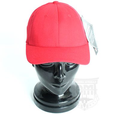 FLEX FITTED CAP RED フレックス フィット