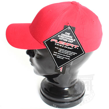 FLEX FITTED CAP RED フレックス フィット