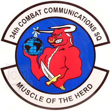 34TH COMBAT COMMUNICATIONS SQUADRON 5800円⇒3500円