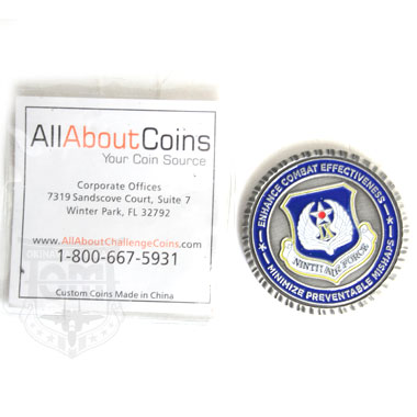 NINTH AIR FORCE SAFETY COINS