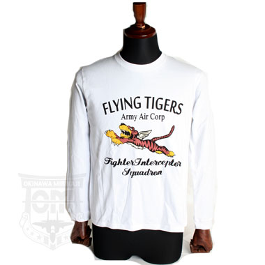 HOUSTON FLYING TIGERS T-SHIRTS ホワイトの商品詳細｜ミリタリー