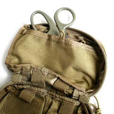 TMC MOLLE VELCRO UTILITY POUCH KHAKI