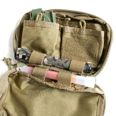 TMC MOLLE VELCRO UTILITY POUCH KHAKI