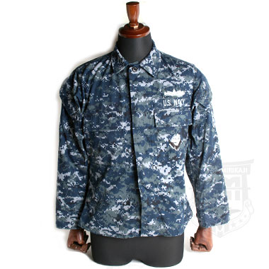 BLOUSE WORKING JACKET 海軍 戦闘服 ワッペン付きの商品詳細｜ミリタリーショップなら米軍放出品の専門店の沖縄ミリカジ