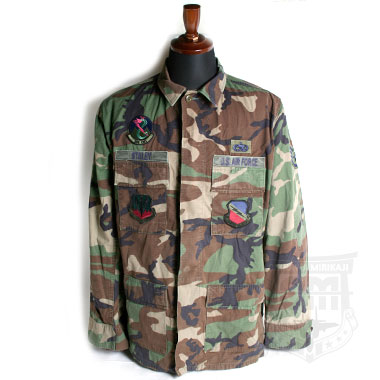 388CMS BDU JACKET WOODLAND ワッペン付 迷彩服の商品詳細｜ミリタリー