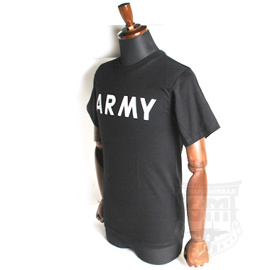 【特価】ARMY Tシャツ ブラック anvil