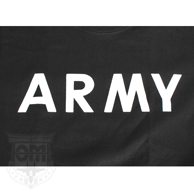 【特価】ARMY Tシャツ ブラック anvil