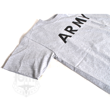 【特価】ARMY Tシャツ ヘザーグレー anvil