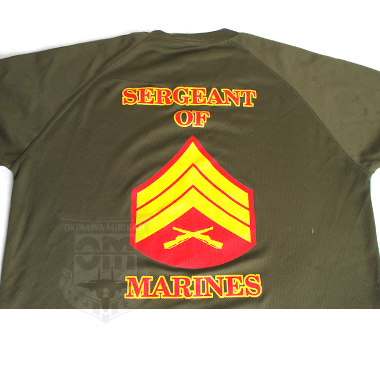 SERGEANT OF MARINES プリントシャツ OD