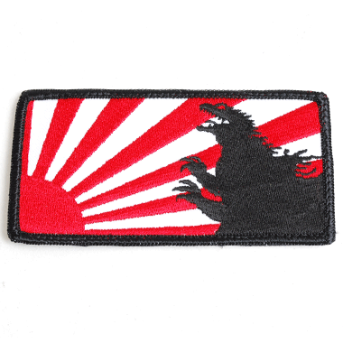 ゴジラ ワッペン 日章旗 RED

怪獣と日章旗が刺繍されたワッペン

※裏側(雄)ベルクロ付きです。

【サイズ】
サイズ:約5×10cm