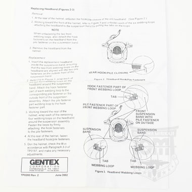 USMC LWH GENTEX ヘッドバンド 米軍払い下げ品