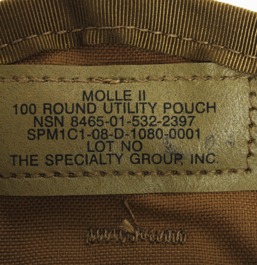 MOLLE II 100 ROUND UTILITY POUCH COYOTE