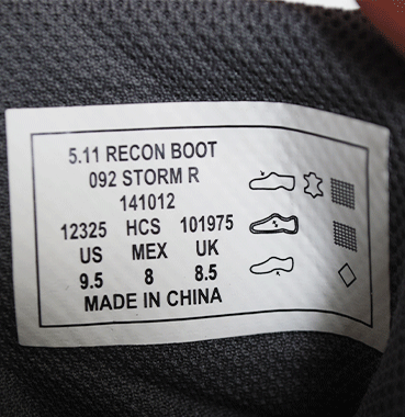 5.11 RECON BOOT 9 1/2