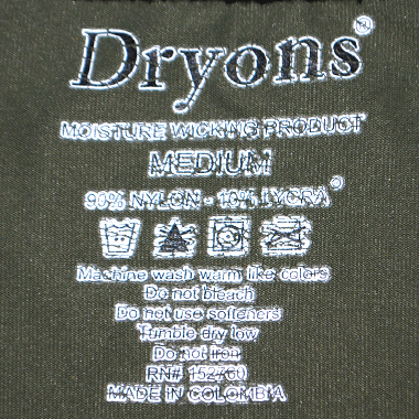 DRYONS MOISTURE WICKING T-SHIRTS