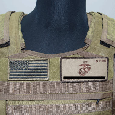 PARACLETE BODY ARMOR TAN ワッペン付き