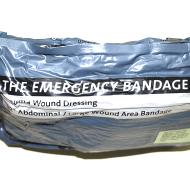 THE EMERGENCY BANDAGE LARGE WOUND AREA 創傷 下腹部用バンデージ