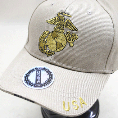 USMC ミリタリーキャップ TAN