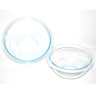 PYREX ミリタリーボウル クリア MADE IN USA 2個セット