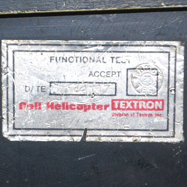 BELL HELICOPTER TEXTRON GROUND CREW INTERPHONE PANEL インターフォンパネル