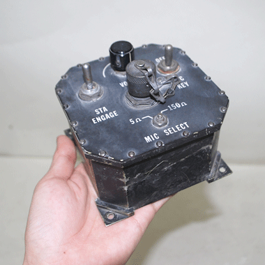 BELL HELICOPTER TEXTRON GROUND CREW INTERPHONE PANEL インターフォンパネル