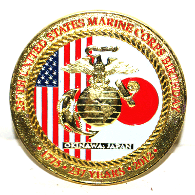 米軍放出品

USMC アメリカ海兵隊 BIRTHDAY 記念 メダル 2012 沖縄限定品

USMC BIRTHDAY
記念 メダル 2012

海兵隊 沖縄限定モデル

海兵隊誕生1775年から2012年の
バースデイメダルです。

重量感があり、彫刻と塗装が
施されております。

コレクション、ディスプレイ、
デスク用にいかがでしょうか？

サイズ:約8.5×8.5cm　厚さ6mm