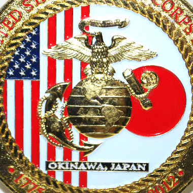 USMC アメリカ海兵隊 BIRTHDAY 記念 メダル 2012 沖縄限定品